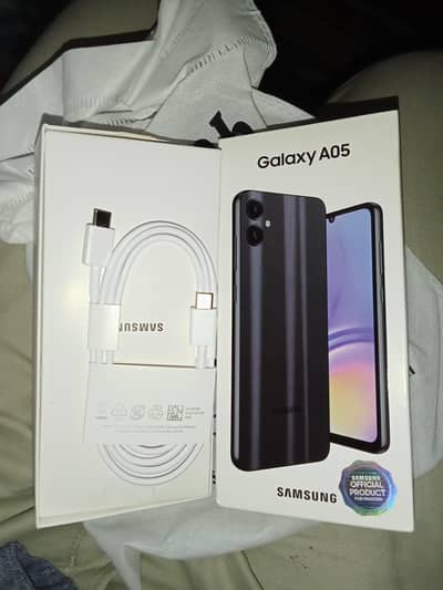 Samsung Galaxy A05 only box open otherwise brand new with warranty.