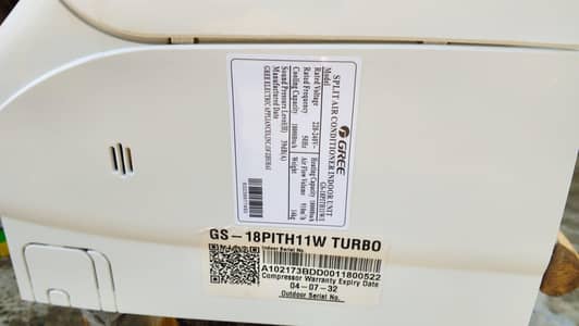 gree DC inverter brand new only 6 month use