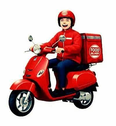 delivery rider required