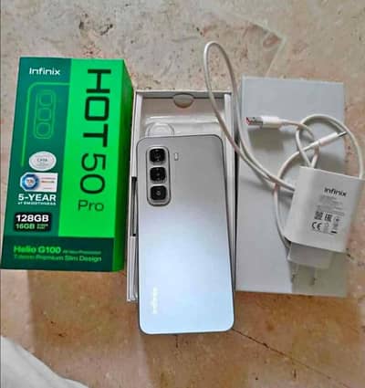 Infinix Hot 50 pro 8/256 gb memory