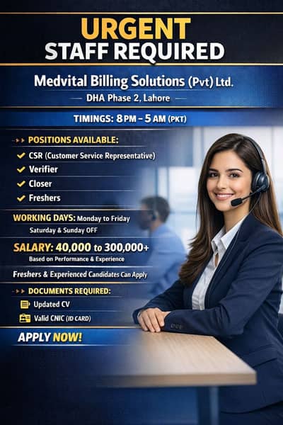 Urgent staff required