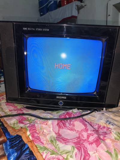 Home Tv Full 10/10 conditions with original remote. . No shade. . .