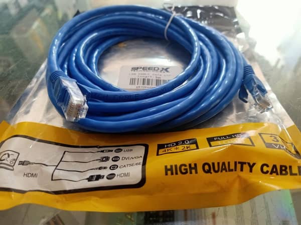 Ethernet Cable (LAN Cable) 10M Cat6 Network . . .