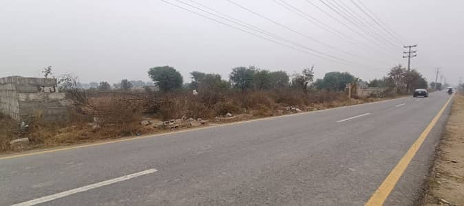 5 Kanal 16 Marla Plot 190 ft Front 500 meters from GT Road Jhelum