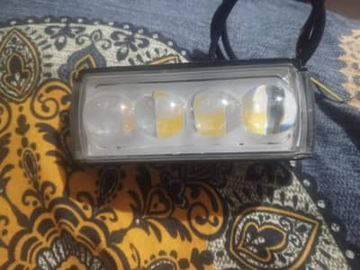 4 lenz with police flasher light  fog light for bike
