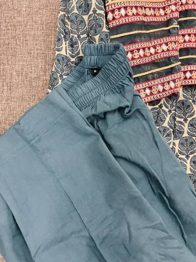 Angrakha style dress 3 pc