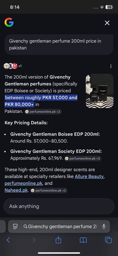 Givenchy Gentleman perfumes