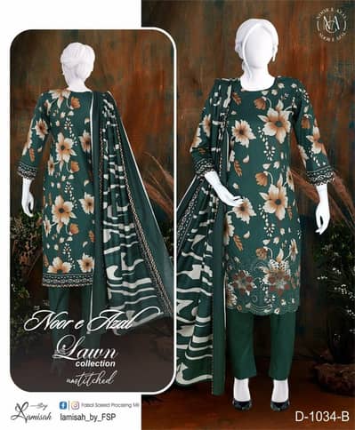unstiched printed lawn suit