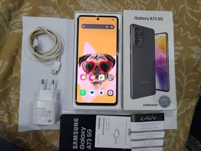 Samsung Galaxy A73 5g 8/256 Dual SIM official PTA complete box