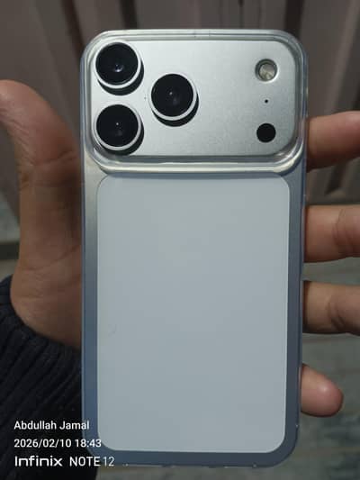 iphone XR non pta factory unlock 128 gb converted into 17 pro