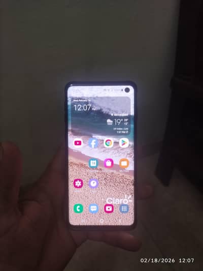 Samsung s10 sepeide both sim 8\128