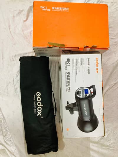 Godox SK300II & SK400II Studio Lights with Softbox & Stand – Availabl
