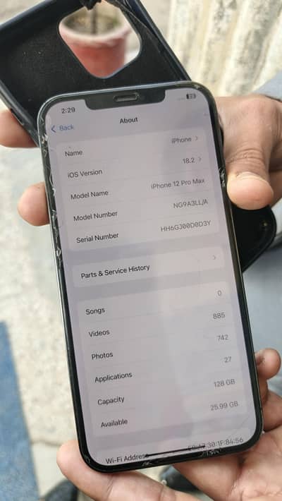 12 pro max ha. 128gb. ha