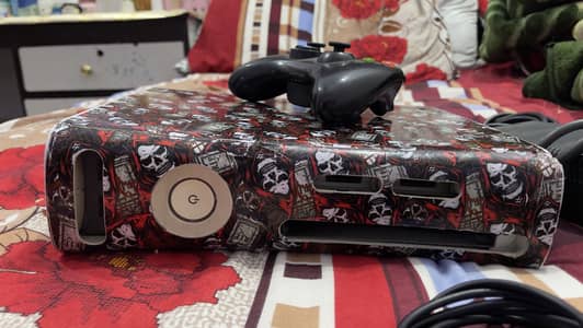Xbox 360 320gb jailbreak one controller with 99 games