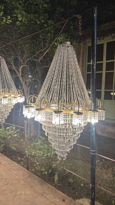 Chandeliers for wedding events