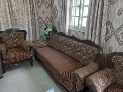 Sofa Set 3+1+1  new mattress 03476212491