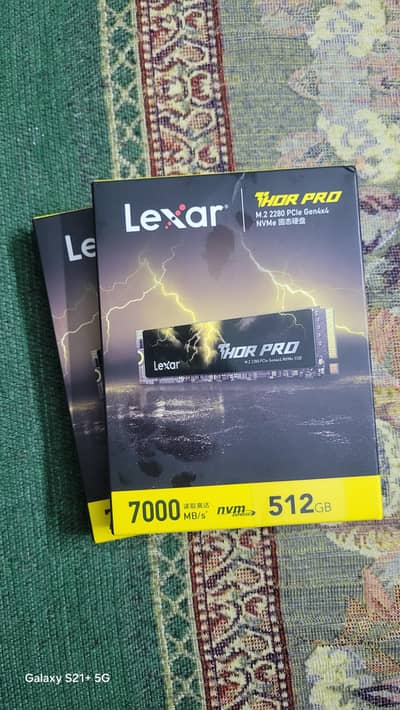 new packed lexar gen4 512gb nvme ssd