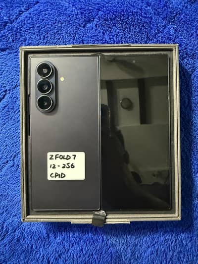 Samsung galaxy Z Fold 7 Black  256gb boxopen deal  pta