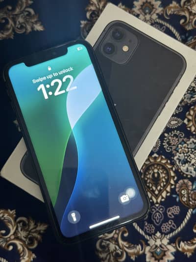 Iphone 11 64 gb dual sim pta approved with box