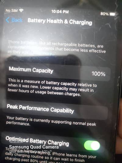 Iphone 8 non pta 64 gb back broke q