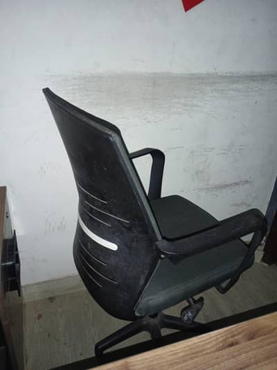 office table and office chairs