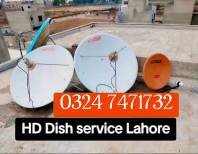 Lahore HD dish antenna tv 03247471732