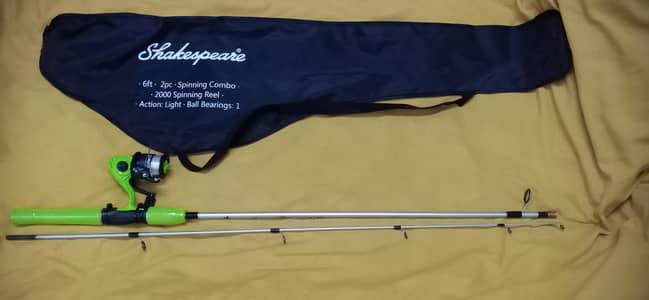 New Fishing Rod Reel Line Shakespeare UK