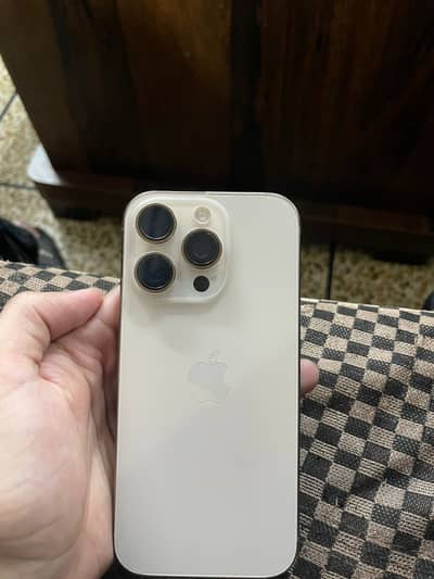 IPhone 16 pro  In apple warranty pending 128 gb with box and cable