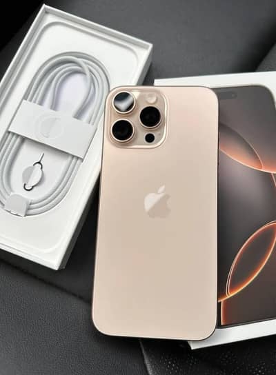 Apple iPhone 16 pro max Complete Box Urgent Sale Connect Wtp No