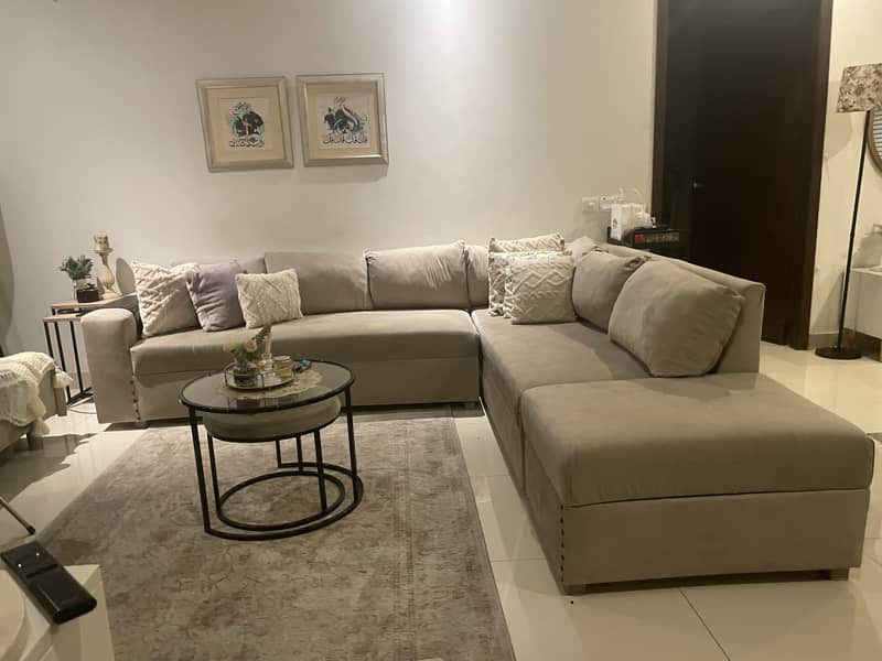 L shape sofa 2