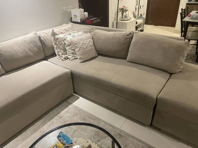 L shape sofa 6