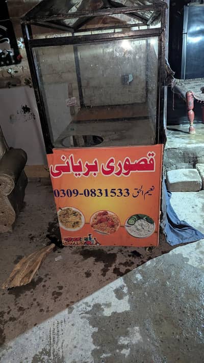 Shawarma and biryani multi use able counter