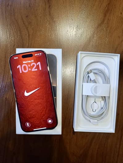 Iphone 16pro pta approved 256gb