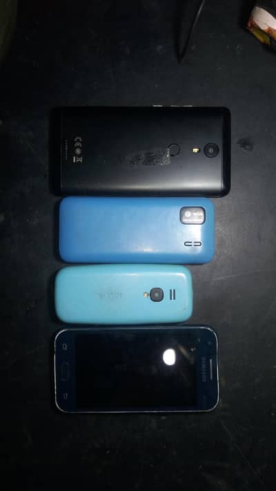 Different types Touch and Keypad Mobile.