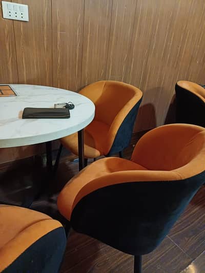 Coffee table and chairs for dining room, rooms,