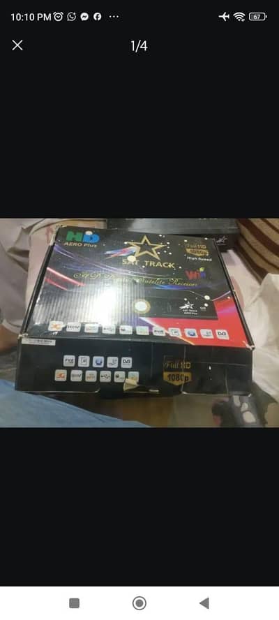 dish receiver full working condition for sale with lnb