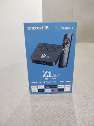 Z1 Android TV Box With Voice Remote Controler