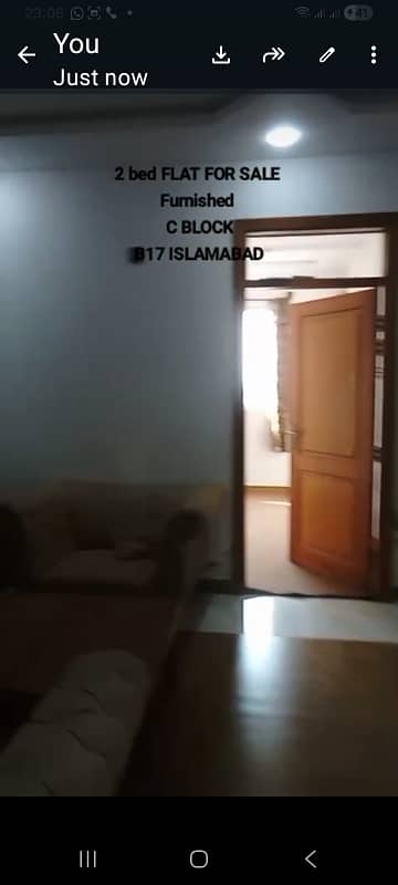 Mpchs b17 islamabad Block C 2 bed furnished flat.