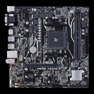 AMD ASUS PRIME A320 motherboard - budget gaming build