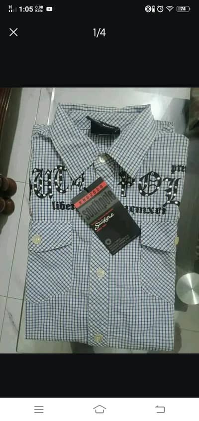 T shirt white color wali achi cheese  new he ye