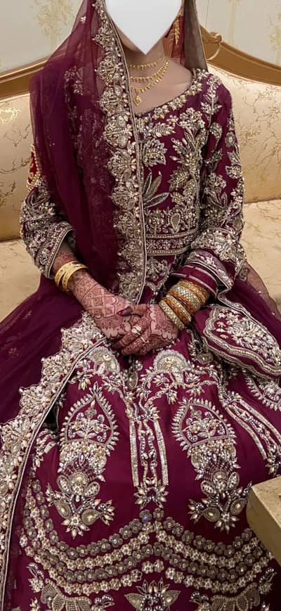 Bridal Maroon Lehnga