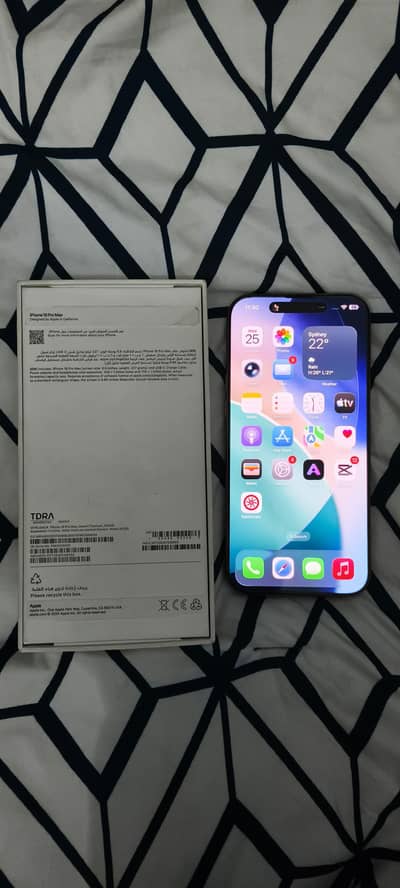 IPHONE 16 PROMAX 256GB NONPTA 95% battery