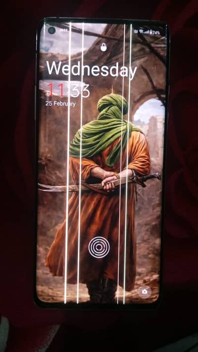 OnePlus 8 - Fingerprint working, Screen damaged (4 lines) - Everythin