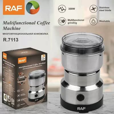 RAF Electric Coffee & Masala Grinder – Powerful Stainless Steel Grind