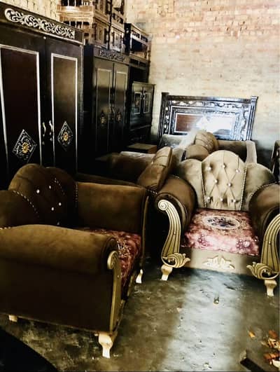 2 set new furniture available urgent for sale contact me 03034016487 p