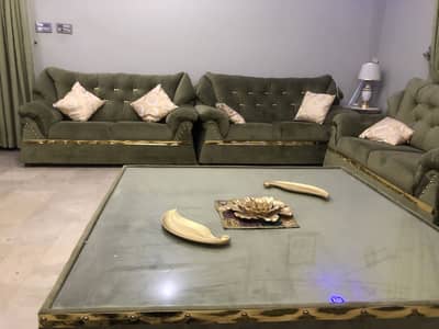 11 seater sofa set with coffee table and 2 side tables