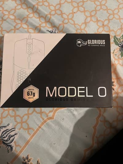Glorious Model O brand new box packed gaming mouse in white lm