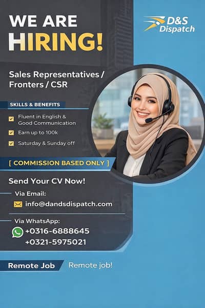 need agents for cold calling