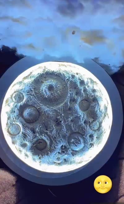 3D Moon Premium Quality  light , Bright , Wall , Room decor