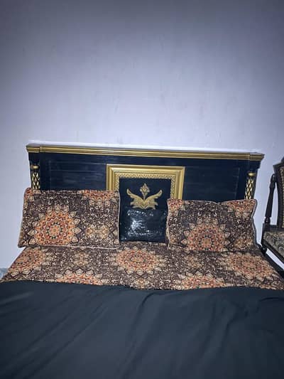 double Bed / bed  For Sale/ 5 seater sofa